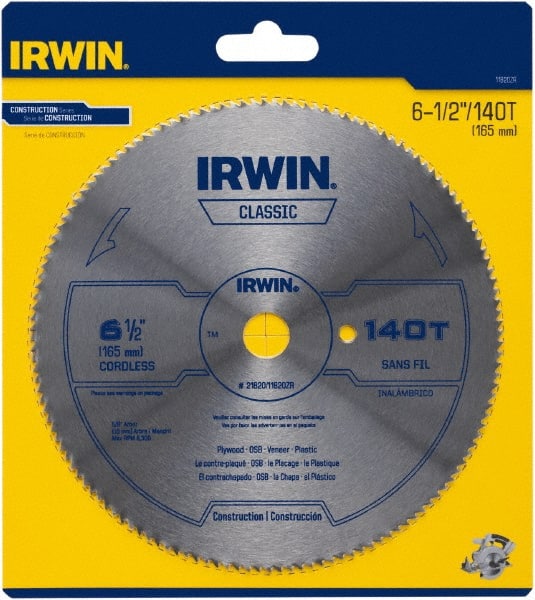 Wet & Dry Cut Saw Blade: 6-1/2