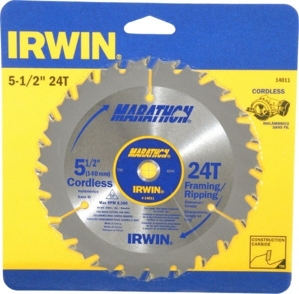 Wet & Dry Cut Saw Blade: 5-1/2