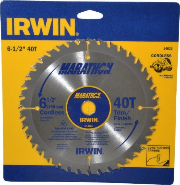 Wet & Dry Cut Saw Blade: 6-1/2