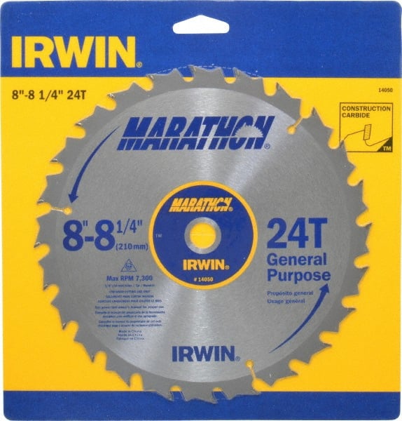 Wet & Dry Cut Saw Blade: 8-1/4