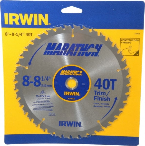 Wet & Dry Cut Saw Blade: 8-1/4