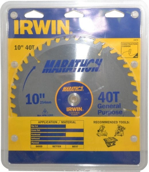 Wet & Dry Cut Saw Blade: 10