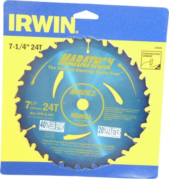 Wet & Dry Cut Saw Blade: 7-1/4