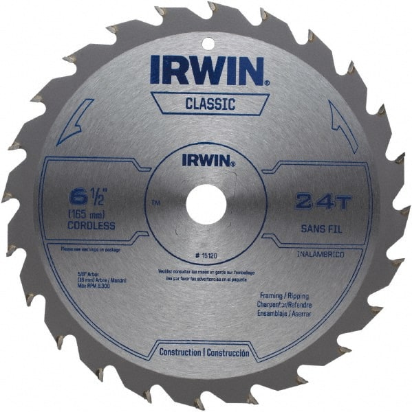 Wet & Dry Cut Saw Blade: 6-1/2