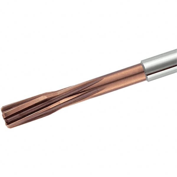 Chucking Reamer: 5 mm Dia, 76 mm OAL, 40 mm Flute Length, Helical Flute, Straight Shank, Solid Carbide MPN:1827571