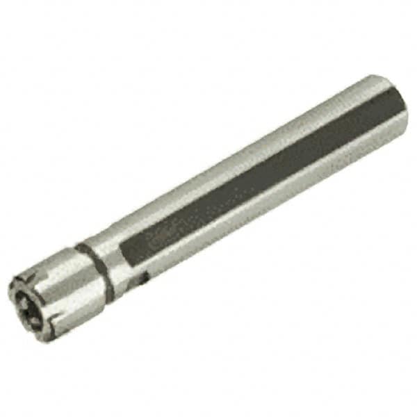 Collet Chuck: 0.5 to 10 mm Capacity, ER Collet, 16 mm Shank Dia, Straight Shank MPN:4501985