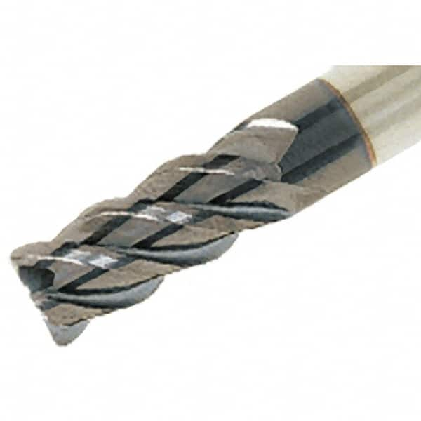 Corner Radius End Mill: 8 mm Dia, 20 mm LOC, 1 mm Radius, 4 Flutes, Solid Carbide MPN:5621085