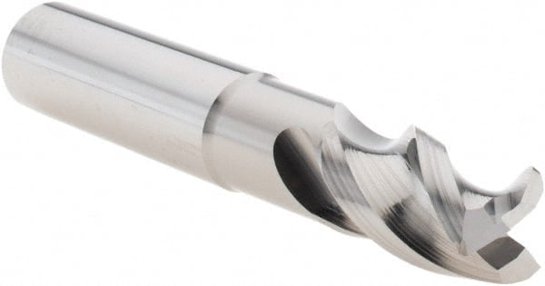 Corner Radius End Mill: 1/2