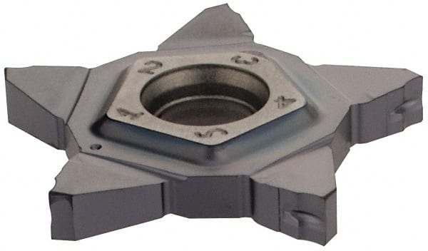 Cutoff Insert: PENTA 24N287J020 908, Carbide, 2.87 mm Cutting Width MPN:6003127