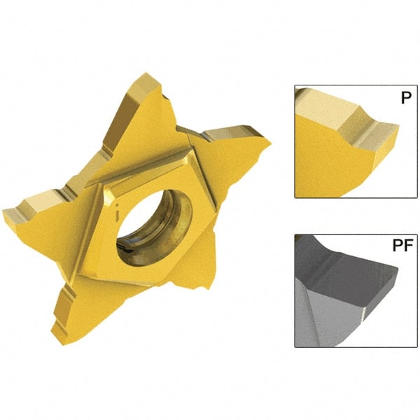 Cutoff Insert: PENTA24N250PF020 IC908, Carbide, 2.5 mm Cutting Width MPN:6093325