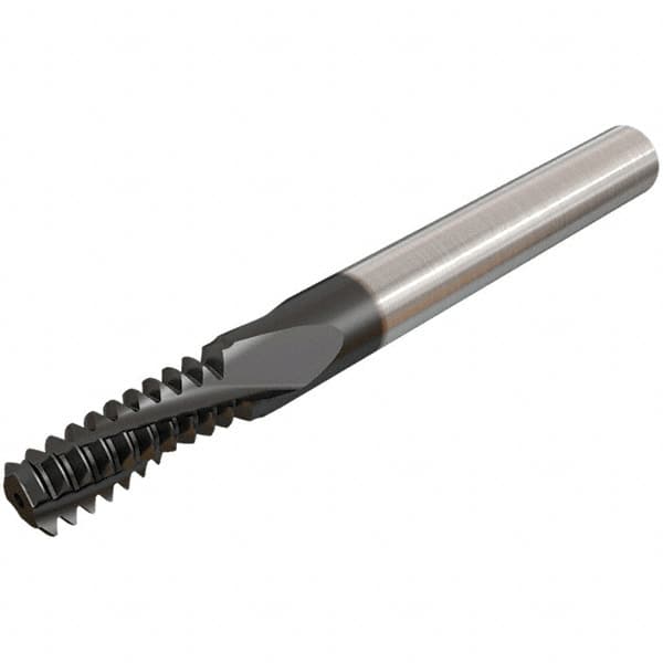 Helical Flute Thread Mill: 1/4-28, Internal, 3 Flute, Solid Carbide MPN:5605054