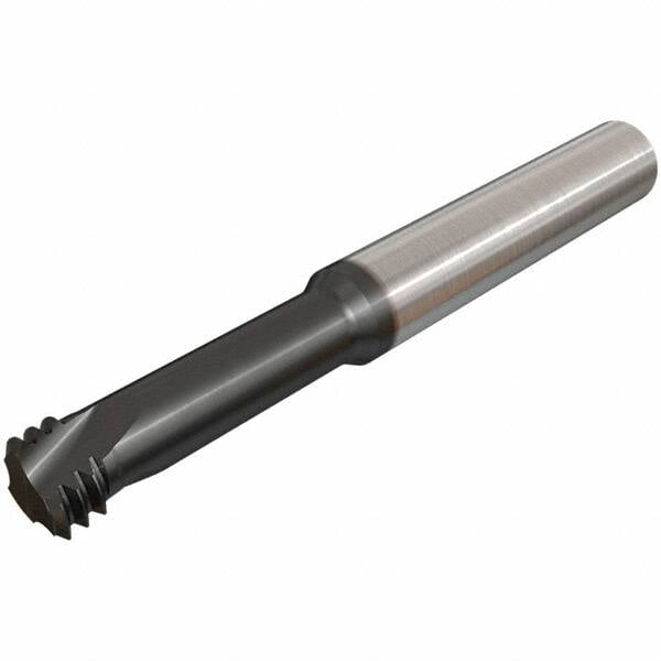 Helical Flute Thread Mill: #10-32, Internal, 3 Flute, Solid Carbide MPN:5605686