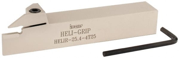 Indexable Grooving Toolholder: HELIR 25.4-4T25, External, Right Hand, 1.97