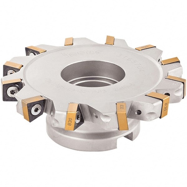 Indexable Slotting Cutter: 20 mm Cutting Width, 200 mm Cutter Dia, Shell Mount Connection, 53 mm Max Depth of Cut, 40 mm Hole MPN:3106540
