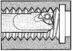 Indexable Threading Toolholder: Internal, Right Hand, 1-1/2 x 1-1/2