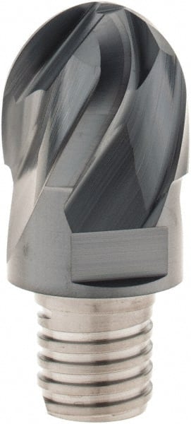 Ball Nose Replaceable Milling Tip: MMEB1.00A864T15 IC908 IC908, Carbide MPN:5622635