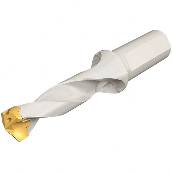 Replaceable-Tip Drill: 13 to 13.9 mm Dia, 39 mm Max Depth, 16 mm Weldon Flat Shank MPN:3201031