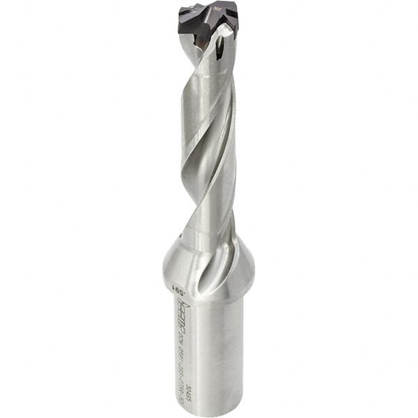 Replaceable-Tip Drill: 25 to 25.9 mm Dia, 125 mm Max Depth, 32 mm Weldon Flat Shank MPN:3202452