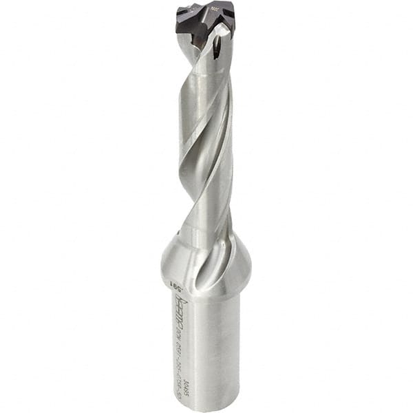 Replaceable-Tip Drill: 23 to 23.9 mm Dia, 184 mm Max Depth, 32 mm Weldon Flat Shank MPN:3202595