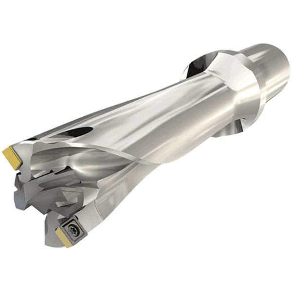 Replaceable-Tip Drill: 20.9 to 38 mm Dia, 190 mm Max Depth, 40 mm Weldon Flat Shank MPN:3202873