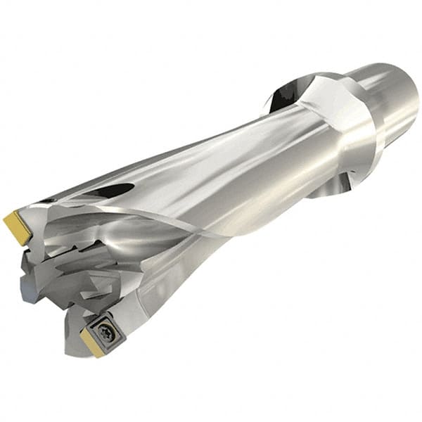 Replaceable-Tip Drill: 21.5 to 39 mm Dia, 195 mm Max Depth, 40 mm Weldon Flat Shank MPN:3202874