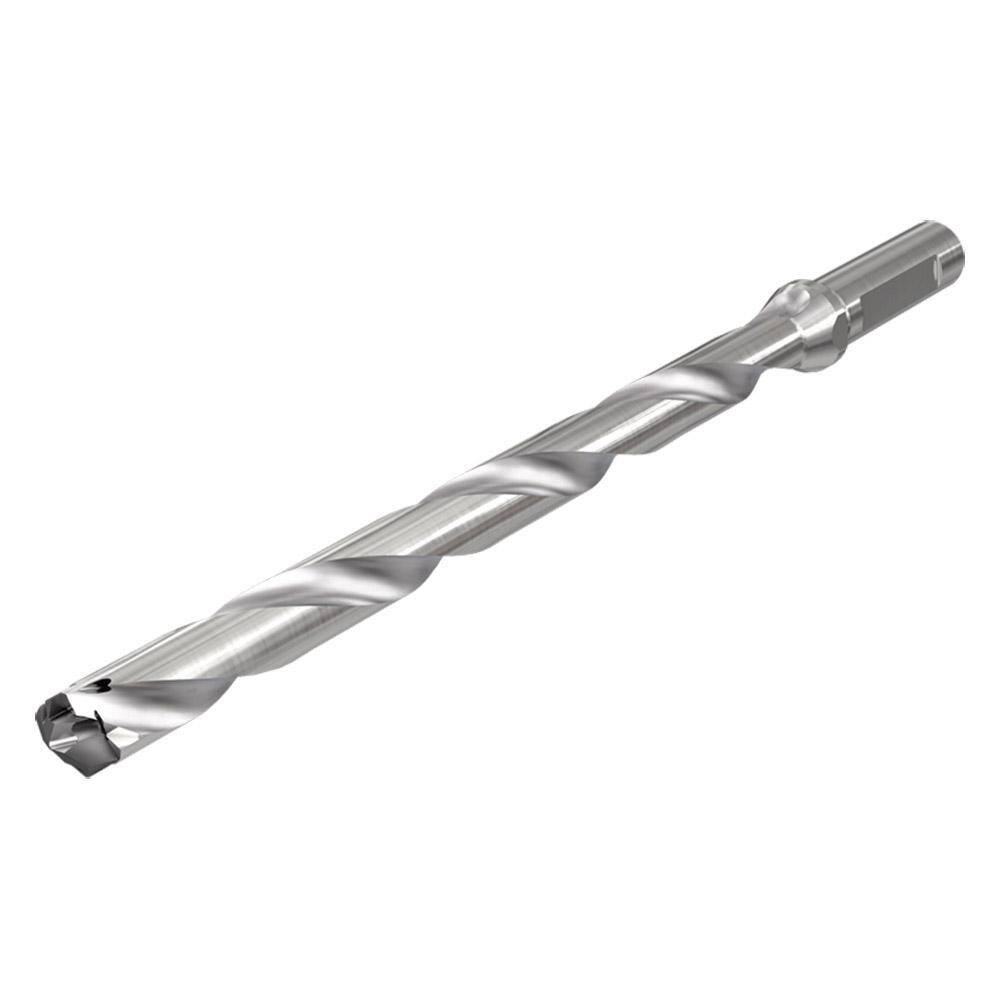 Replaceable-Tip Drill: 30 to 30.9 mm Dia, 365.5 mm Max Depth, 32 mm Straight-Cylindrical Shank MPN:3203566