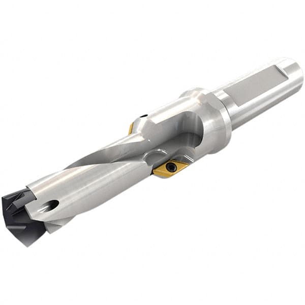 Replaceable-Tip Drill: 28 to 28.9 mm Dia, 140 mm Max Depth, 40 mm Weldon Flat Shank MPN:3260010