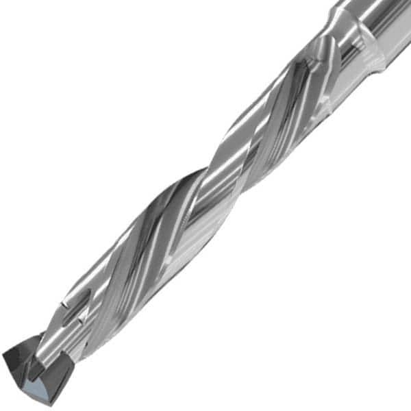 Replaceable-Tip Drill: 5.5 to 5.9 mm Dia, 24.9 mm Max Depth, 6 mm Straight-Cylindrical Shank MPN:3346490