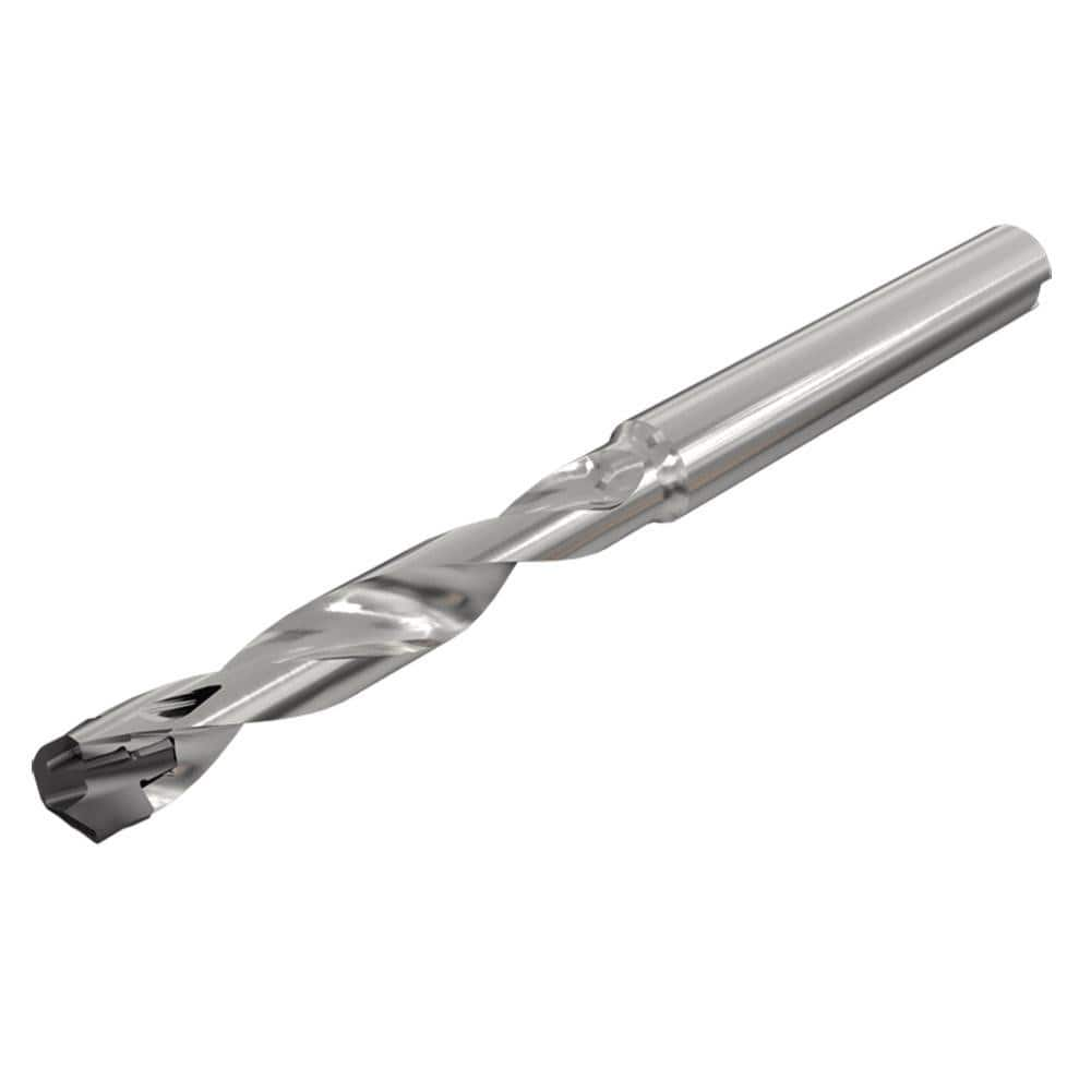 Replaceable-Tip Drill: 6 to 6.4 mm Dia, 30.96 mm Max Depth, 8 mm Straight-Cylindrical Shank MPN:3359466