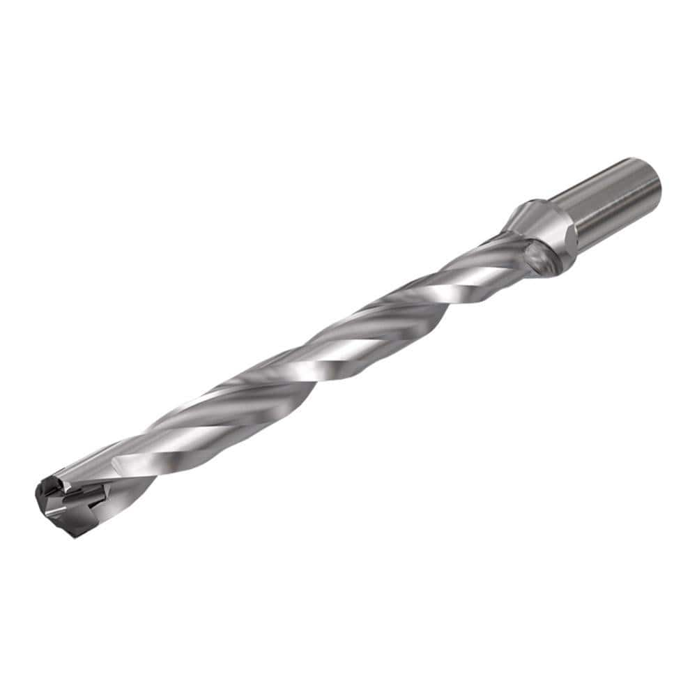 Replaceable-Tip Drill: 19 to 19.9 mm Dia, 192.9 mm Max Depth, 25 mm Straight-Cylindrical Shank MPN:3388000