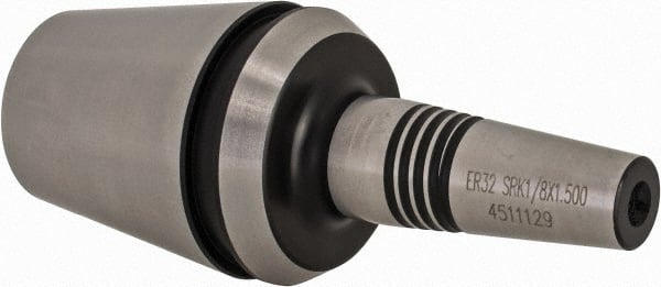 Shrink-Fit Tool Holder & Adapter: ER32 Taper Shank, 0.125