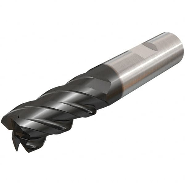 Square End Mill: 7 mm Dia, 4 Flutes, 16 mm LOC, Solid Carbide, 45 ° MPN:5620733