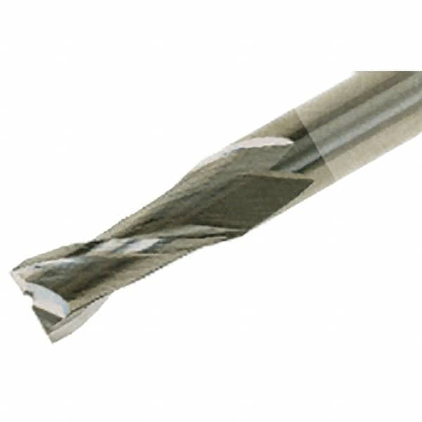 Square End Mill: 1/4'' Dia, 1/2'' LOC, 1/4'' Shank Dia, 2-1/2'' OAL, 2 Flutes, Solid Carbide MPN:5620879