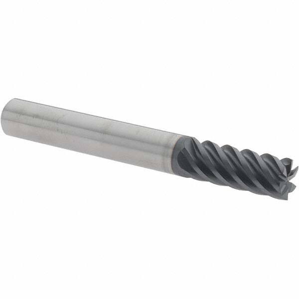 Square End Mill: 5/16'' Dia, 3/4'' LOC, 5/16'' Shank Dia, 2-1/2'' OAL, 6 Flutes, Solid Carbide MPN:5620998