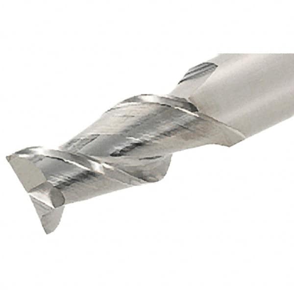 Square End Mill: 3/8'' Dia, 3/4'' LOC, 3/8'' Shank Dia, 3'' OAL, 2 Flutes, Solid Carbide MPN:5621973