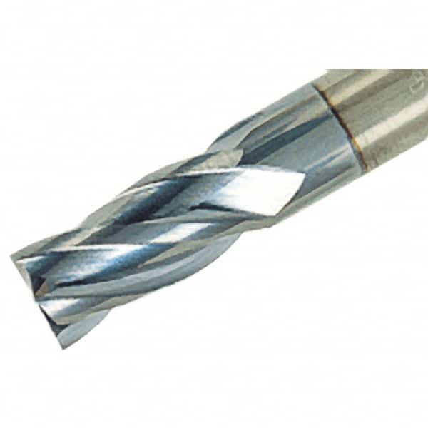 Square End Mill: 3/16'' Dia, 3/8'' LOC, 3/16'' Shank Dia, 2'' OAL, 4 Flutes, Solid Carbide MPN:5623103