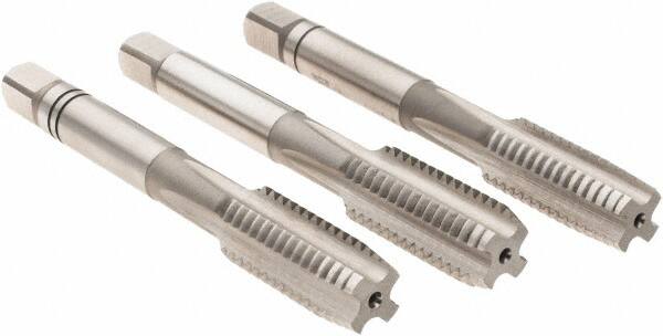 Tap Set: M10 x 1.5 Metric Coarse, 4 Flute, Bottoming Plug & Taper, High Speed Steel MPN:4445016