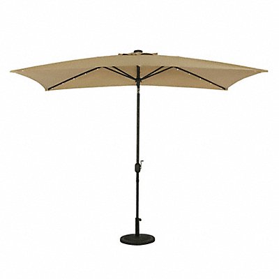 RECTANGLE UMBRELLA W/ LED BULB LIGHTS MPN:NU6863