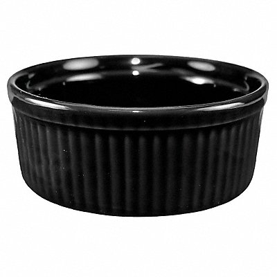 Fluted Ramekin 8 Oz Black PK36 MPN:RAMF-10-B