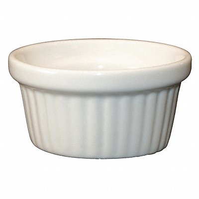 Fluted Ramekin 2 Oz American White PK36 MPN:RAMF-2-AW