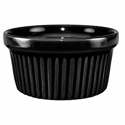 Fluted Ramekin 3 Oz Black PK36 MPN:RAMF-3-B