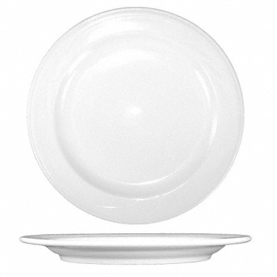 Plate 6-1/4 Dia Bright White PK36 MPN:AM-6