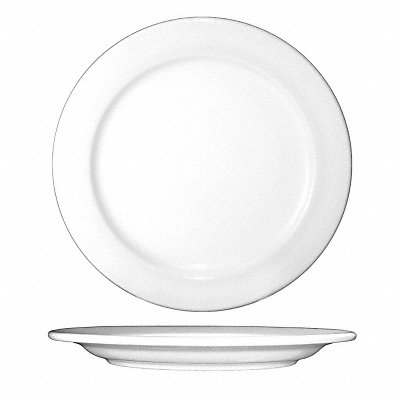 Plate 6-1/4 in Dia European White PK36 MPN:DO-31