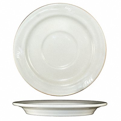 Saucer 5-3/8 Dia American White PK36 MPN:NP-2