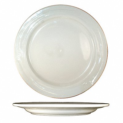 Plate 7-1/4 Dia American White PK36 MPN:NP-7