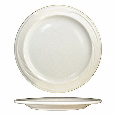 Plate 11-3/4 Dia American White PK12 MPN:Y-21