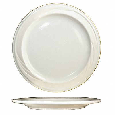 Plate 6-1/4 Dia American White PK36 MPN:Y-6