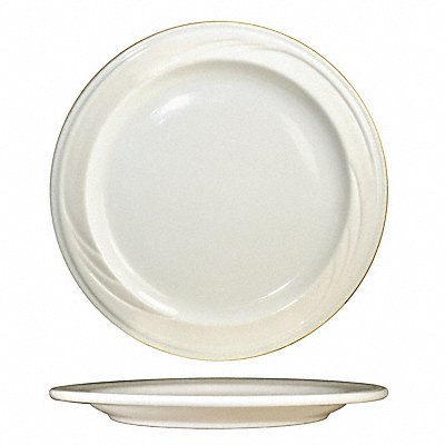 Plate 7-1/4 Dia American White PK36 MPN:Y-7