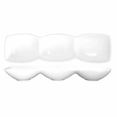 Bowl 3-Compartment 6 Oz White PK12 MPN:FA3-165