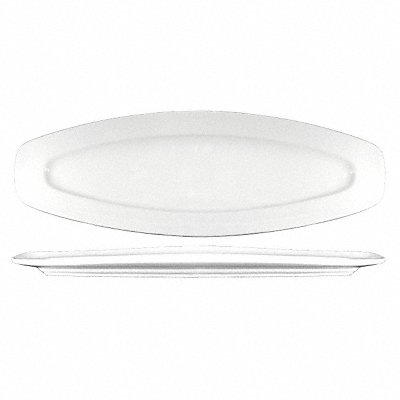 Fish Platter 19 Inch Length White PK12 MPN:BL-1900